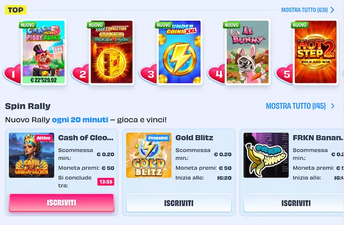 Onlyspins Casino Home games